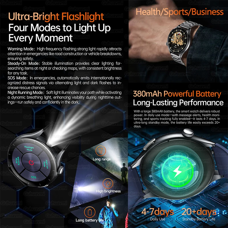 دقيقة ضغط الدم معدل ضربات القلب BMI الجسم الدهون Smartwatch الرجال AMOLED شاشة NFC بلوتوث دعوة التمريض الصف الصحة Smartwatch