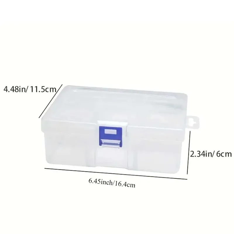 Transparent Plastic Storage Boxes For Jewelry Hardware Accessories Small Items DIY Crafts Cosmetics image 3