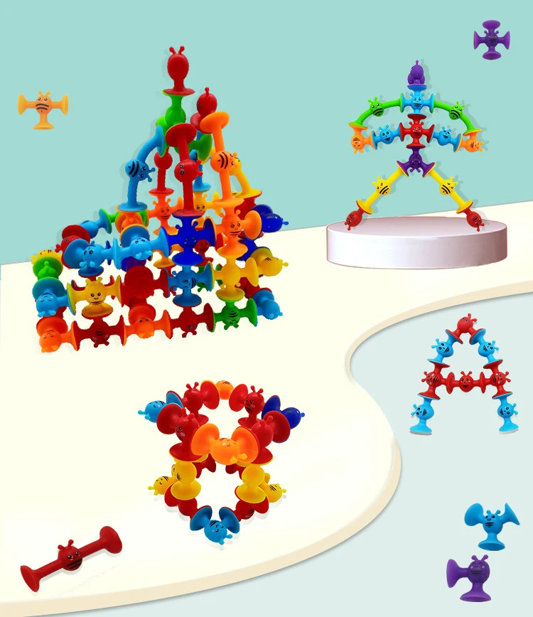 Bienen-Saugnapf-Spielzeug, weiche Bausteine, Pop-Sauger, kleines Wurf-Dart-Set, interaktives Eltern-Kind-Spiel, Geschenk für Kinder – Detail 9