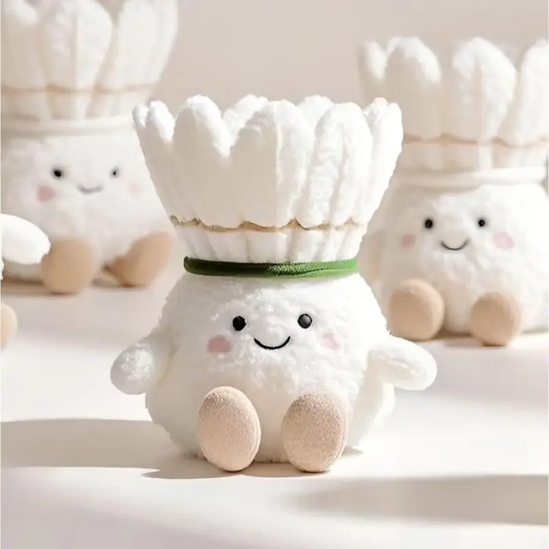 Creative Cute Bag Pendant Gift New Badminton Cute Soft Fufu Plush Pendant Doll Gift For Friends And Girlfriends 2025