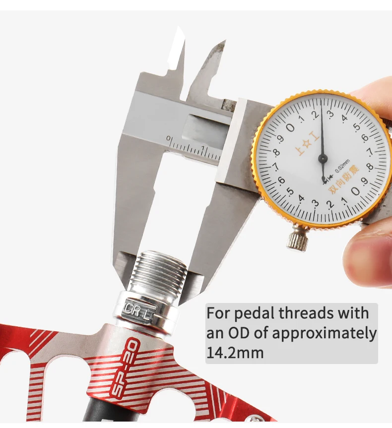 MUQZI Pedal Thread Tap Bike Right Left Crank Thread Tap For 9/16 Inch Pedal Thread Repair Tool