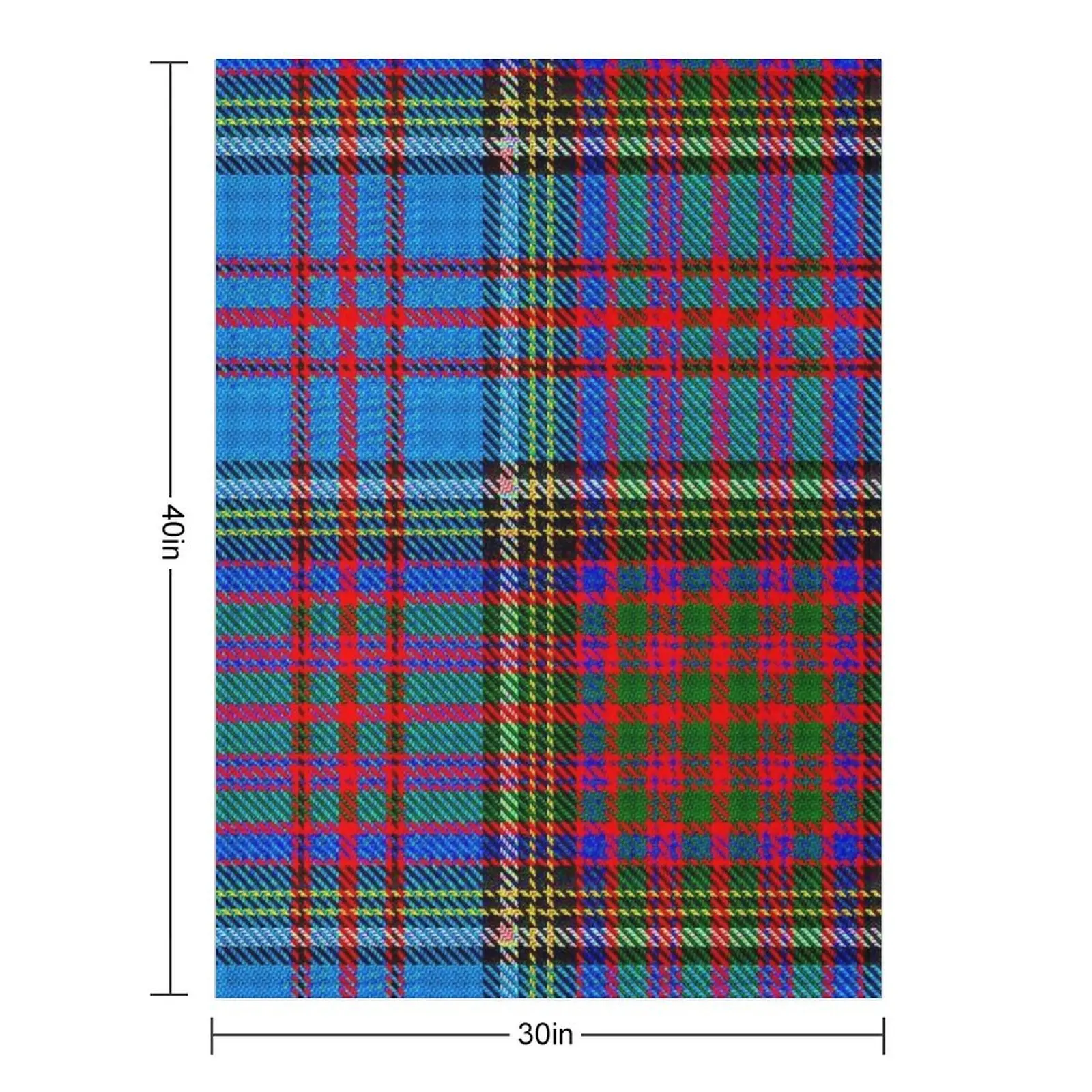 بطانية رمي الترتان من أندرسون كلان للأريكة، بطانيات رمي كبيرة جدًا من القطيفة الناعمة #2
