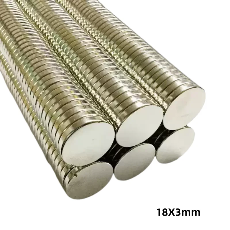 18X3mm Strong Neodymium Magnet Rare Earth Permanent Small Round NdFeB Magnet 18mmX3mm 18*3mm