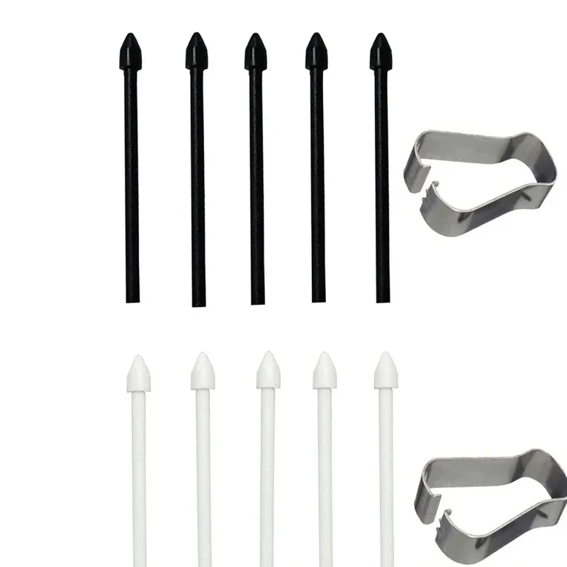 1/2/3/4set Touch Stylus Tips Nibs With Metal Clip For Samsung Galaxy Note 20 10 Tab S6 Lite S7 / S8 Series S Pen Accessories