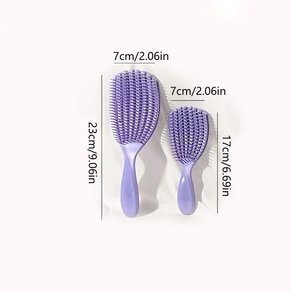 Anti-static Hollowing Out Massage Comb Hollow Hair Fluffy Scalp Massage Comb Wet Dry Elastic Air Cushion Comb Nylon Salon