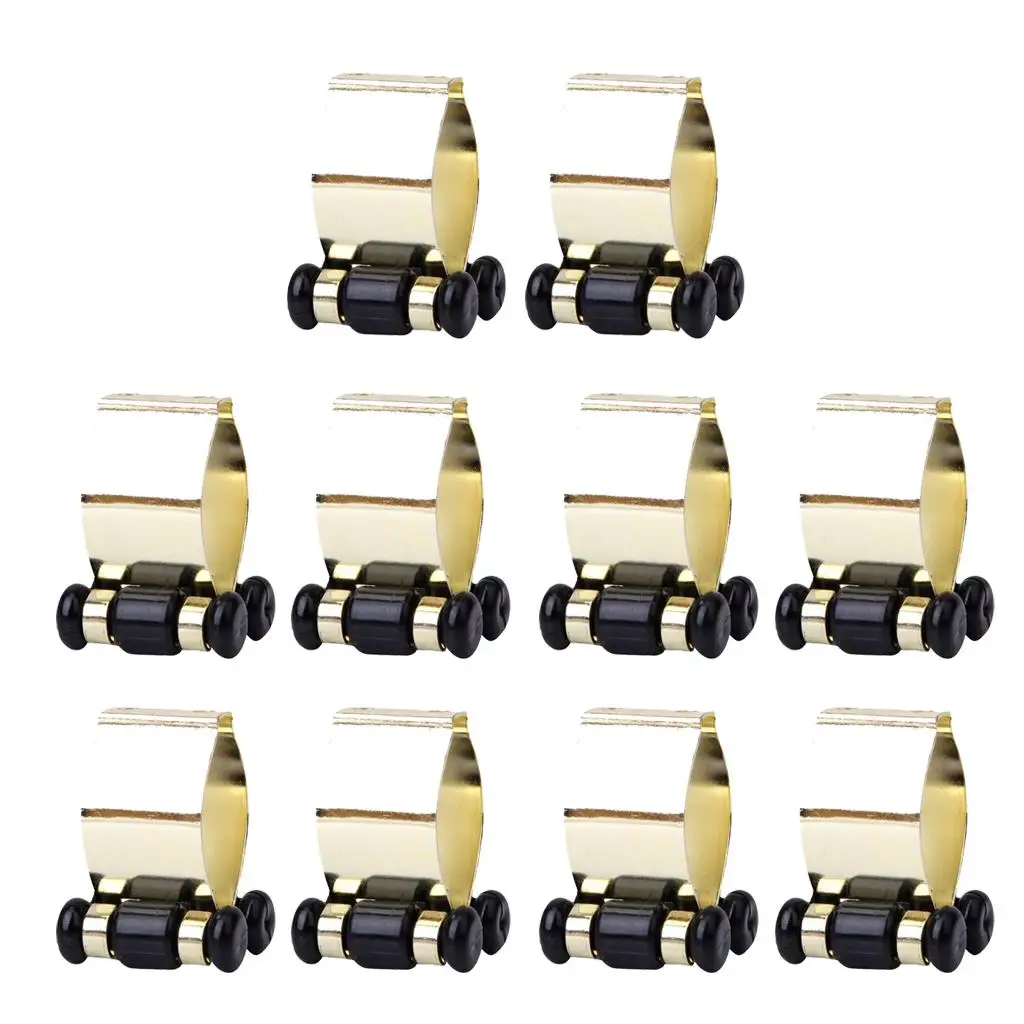 Portable Pool Cue Holder Golden Metal Billiard Cue Clip Accessory Rack Shelf for Billiard Equipment Setup