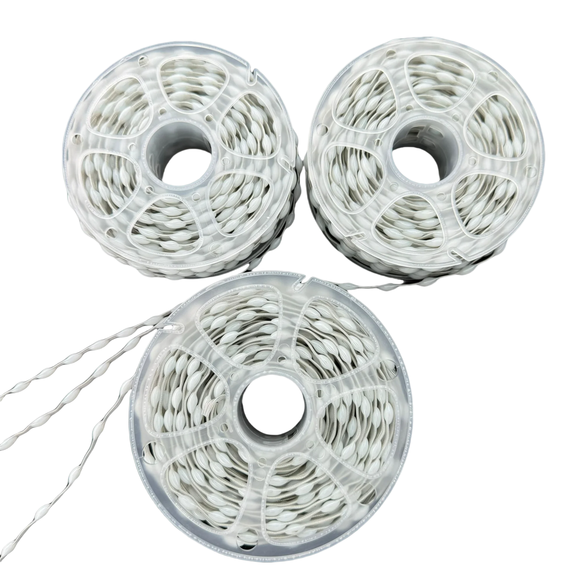 DC5V/12V 1000ct Pixels 1.5cm-20cm Pitch WS2811 LED Seed Pixel String Light RGB IC Addressable Full Color IP67 3Pin Clear Wire