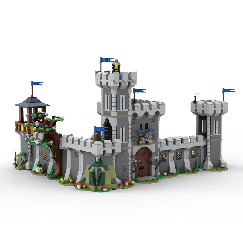 

Moc 2255PCS Black Falcon Seaside Market Medieval Building Blocks Educational Learning Toys |Technic Assemble Toy | Kids Gift