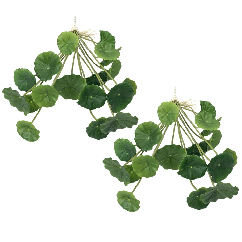 

2Pcs Artificial Lotus Leaves for Home and Performance Party Decoration Artificial Lotus Leaves Decor Home Scenery