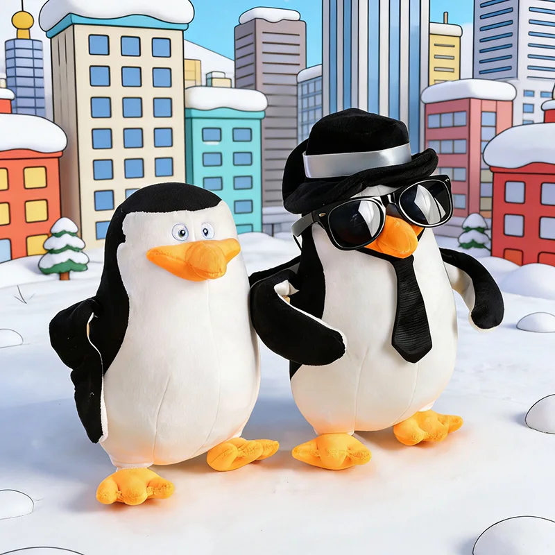 28 センチメートルかわいいペンギンぬいぐるみソフトぬいぐるみ漫画動物人形クールなコスプレペンギン人形誕生日プレゼント用