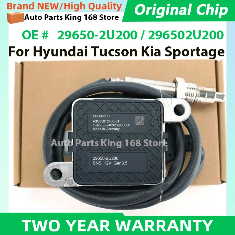 

29650-2U200 SNS0817B Nitrogen Oxygen NOx Sensor 296502U200 29640-2FRD0 For Hyundai Tucson 2018- Kia Sportage