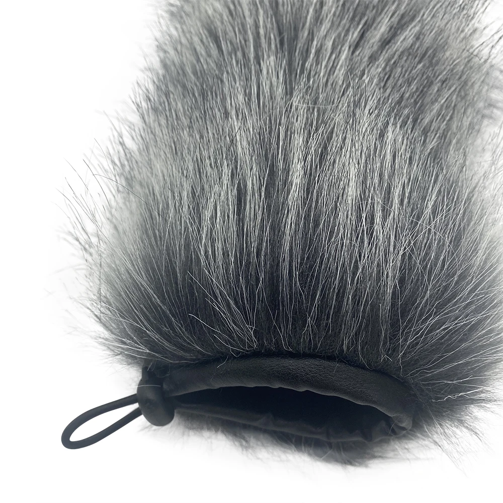 Gato morto à prova de vento para entrevista microfone tiro ao ar livre mic pele windscreen muff capa para rode ntg8