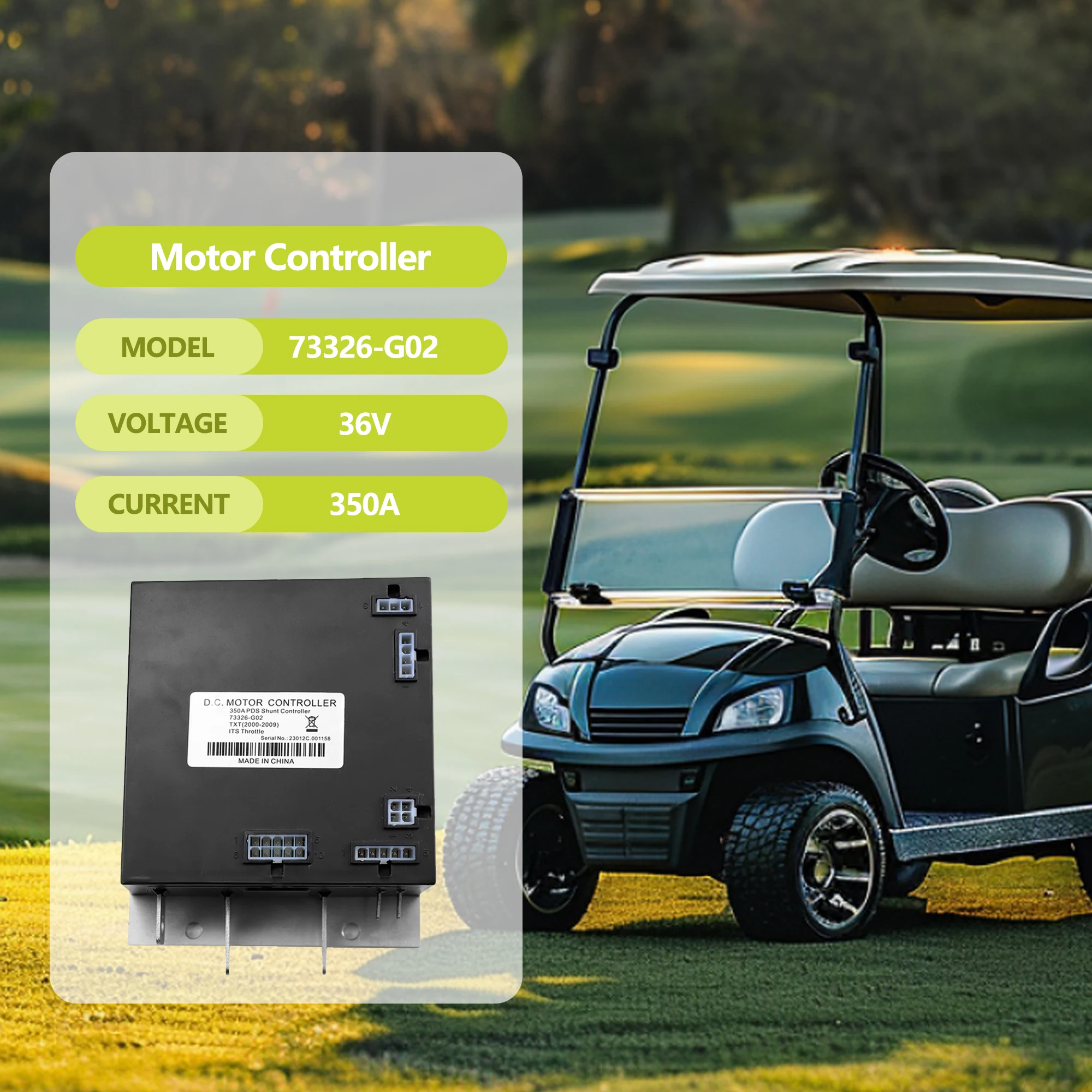 

73326-G02 36V 350A PDS Motor Speed Controller Fits EZGO TXT Golf Cart 2000-2009 73326G03 609083 1206MX