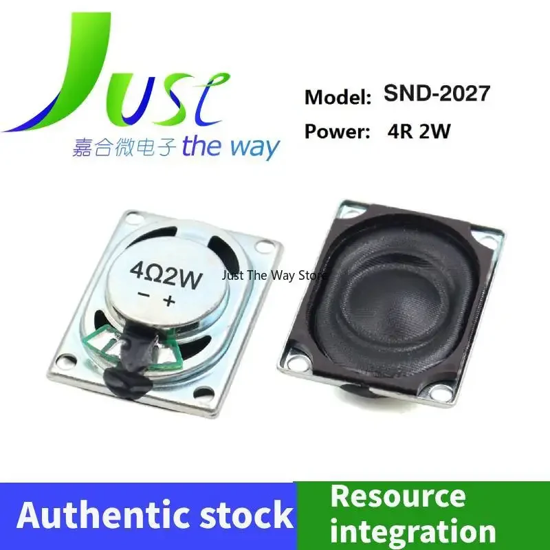 5PCS/LOT 2027/2035/2040 Horn rectangular iron shell inner magnetic 8 ohm 2 watt 4 ohm doorbell intercom toy speaker