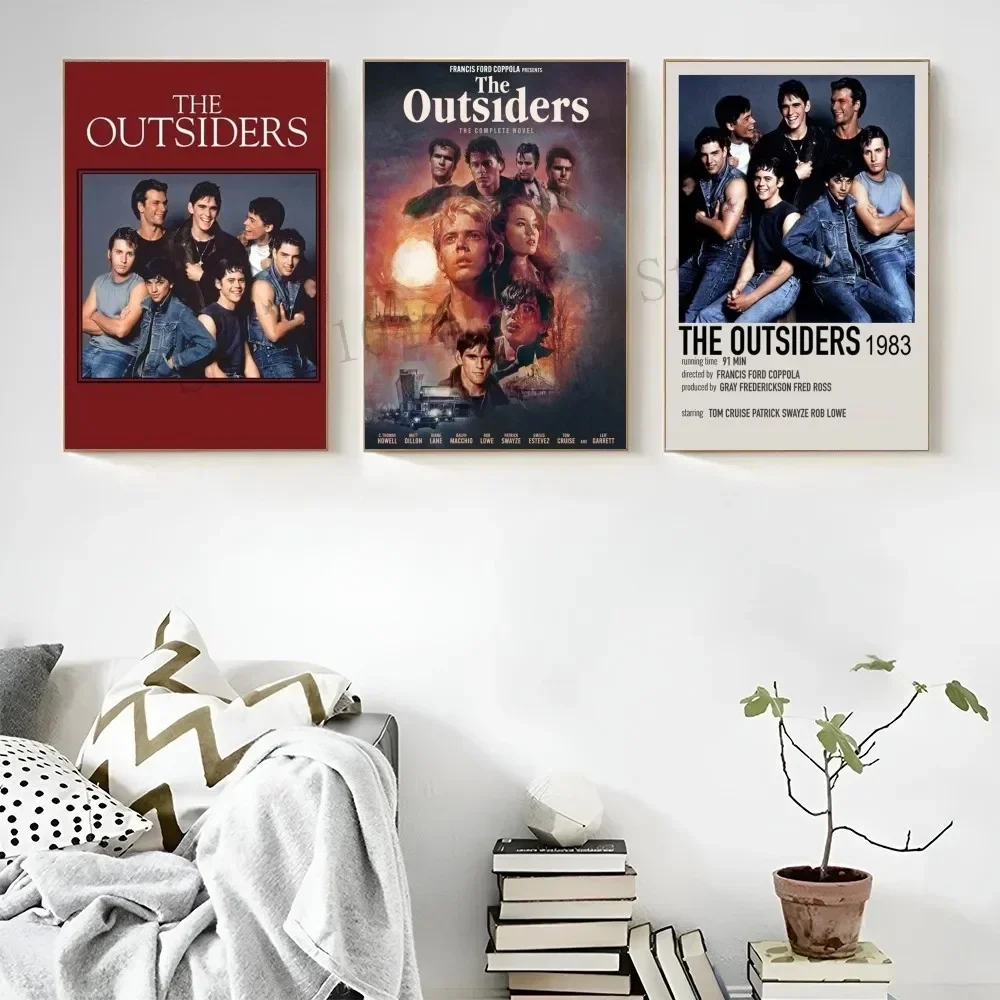 Movie O-Outsiders Poster Canvas Art Modern Home Living Room Bedroom Caf é Bar Room Wall Decoration Gift