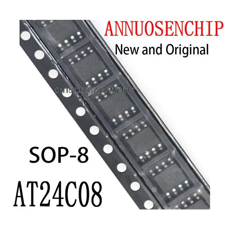 10PCS New and Original SOP8 AT24C08BN SOP 24C08 SMD new and original  AT24C08