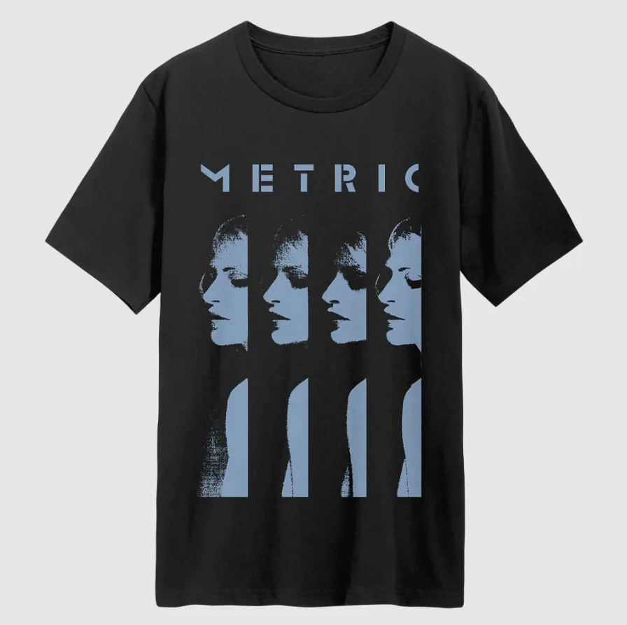 

Metric Band Music Heavy Cotton Black All Size Unisex Shirt J789 Luxury oversizedUnisex T-shirts for Men Women Summer Tees C