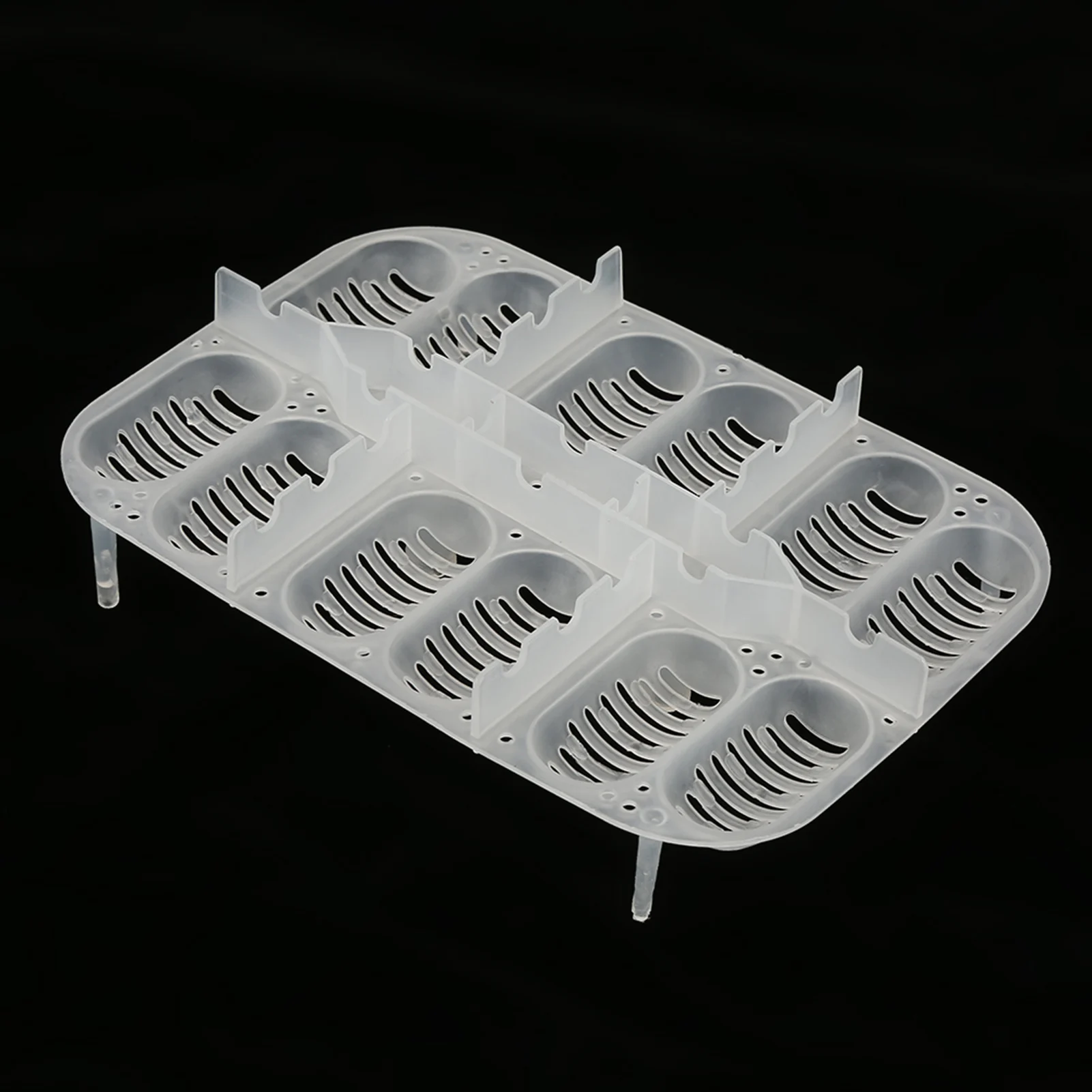 12 Grids Snakes Gecko Lizards Reptiles Eggs Incubator Tray Hatcher Box With Thermometer