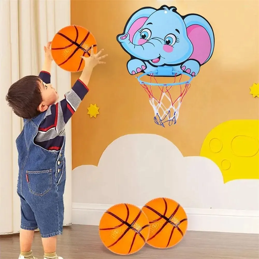 Kids Sports Toy Basketball Balls Toys for Boys Girls Wall Type Foldable Basketball Hoop Throw Outdoor Indoor Games Children Gift