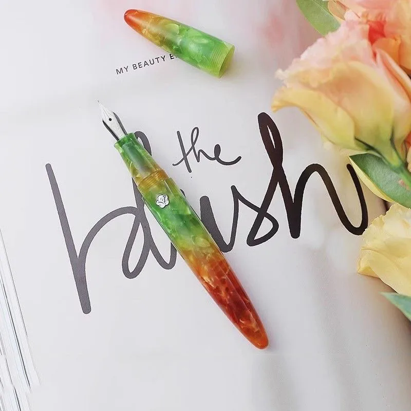 

Перьевая ручка RIIMOO 581, серия Future для девочек, студентов, наконечник EF F, письменные принадлежности в стиле ретро, школьные канцелярские принадлежности Kawaii