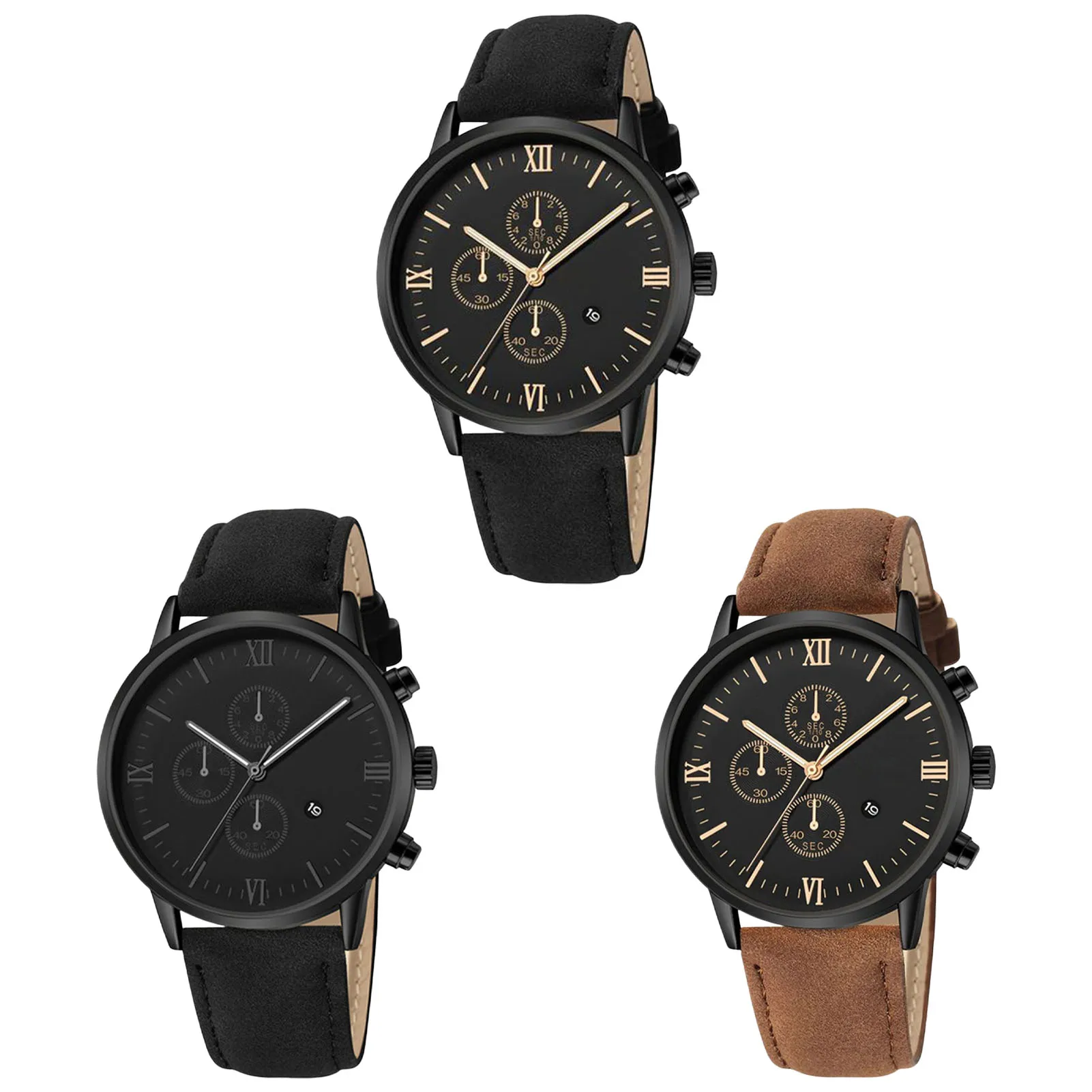 

Men Analog Quartz Movement Watch Easy to Read and Wear-resistant Watch for Indoor and Outdoor Activities