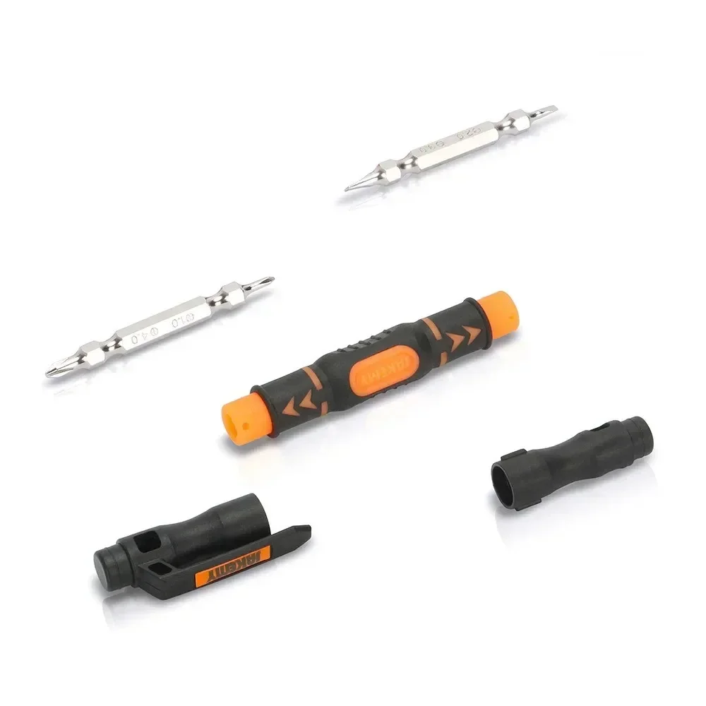 Portable 3 In 1 Double-head Bits Screwdriver Pen with Magnetic Two Way Slotted and Phillips Bits DIY Repair Tool Kit