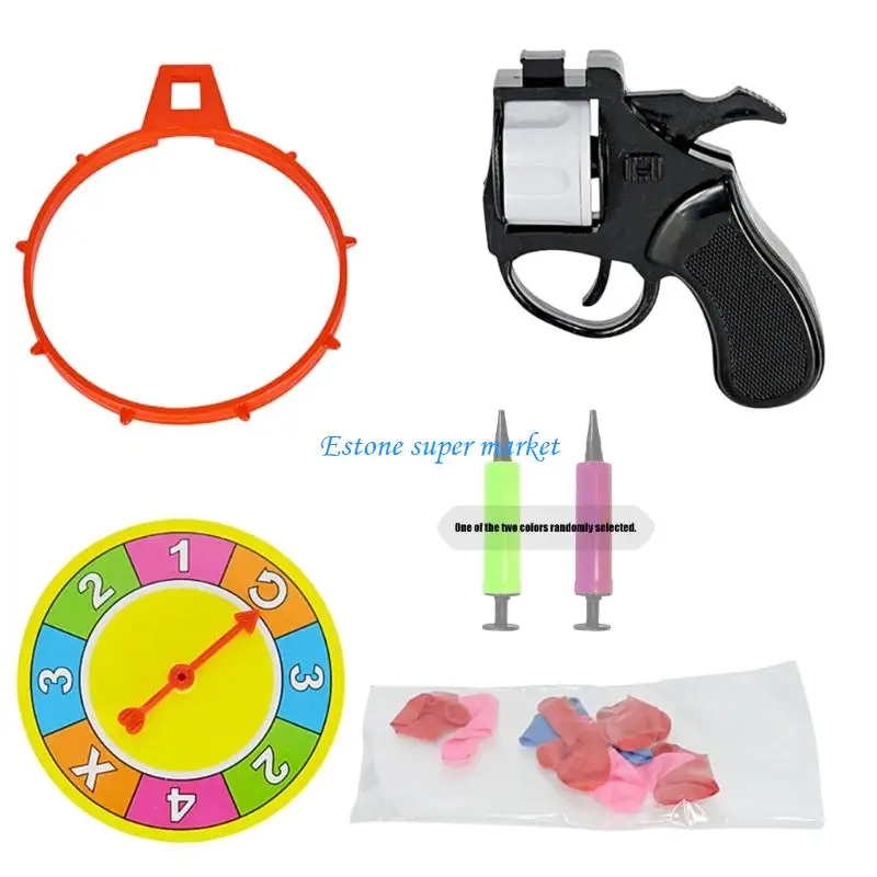 

090B Party Activity Roulette Balloon Spinners Accessories Prank Water Game Toy