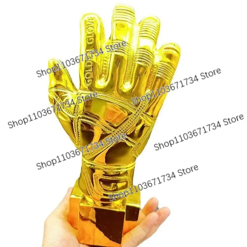 

Football Trophy Goalkeeper Trophy Gold Gloves Trophy Football Fans Souvenir Football Ornaments Resin