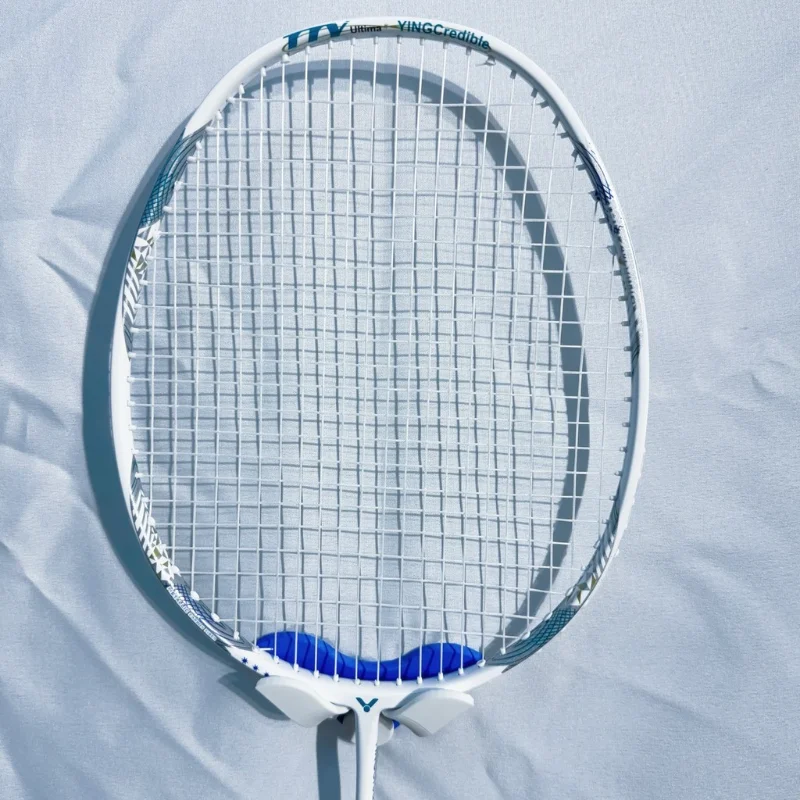 2025 جديد للنصر مضرب كرة الريشة TK-TTY ألتيما سبيكة كاملة الخضار ألياف الكربون سرعة احترافية حصرية مع الخط #3