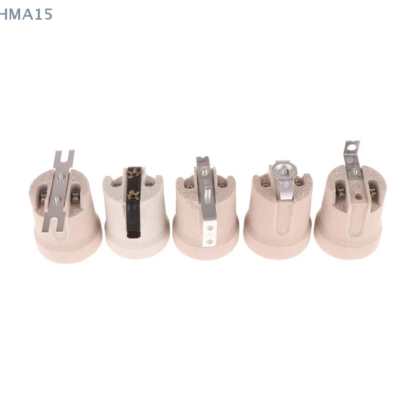 

Single Piece Large Screw Cap Ceramic Lamp Base, Vintage E27 Fitting, Fixture Bracket Holder