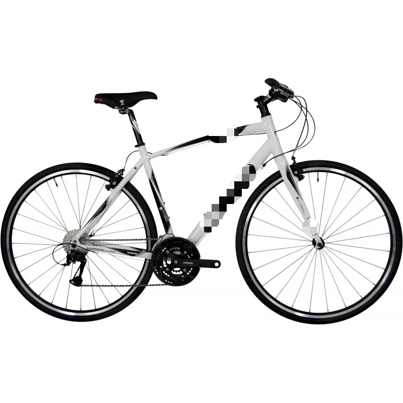 AQTommaso The Shape Lightweight Comfortable Hybrid Bikes.Fitness Bike.Black.White