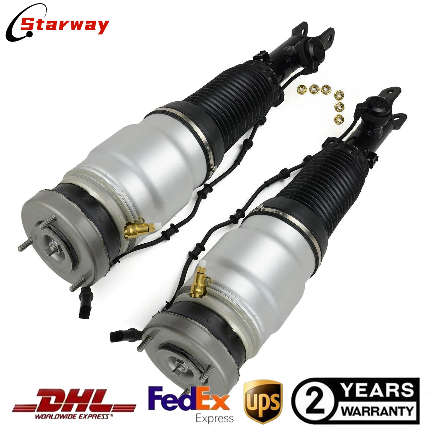 

2X For Hyundai KIA K9 54605-3T901 54605-3T900 Front Air Shock Absorber Assembly with Electric Sensor 54606-3T901