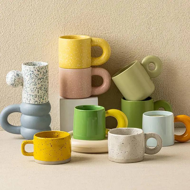 

Support Dropshipping Korean Style Coffee Mug Ceramic Mug Milk Cup Gift Porcelain Coffee Cups Tableware Hot Water Cup For Friends