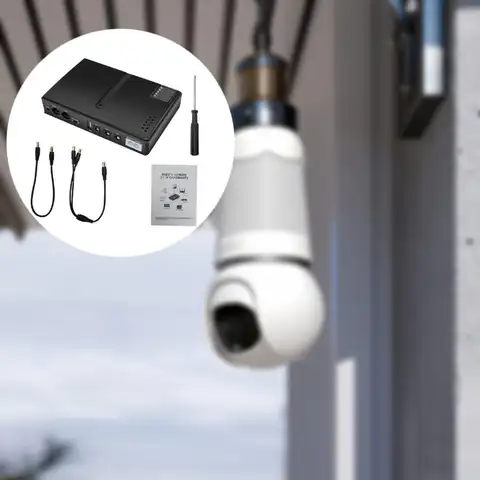 전문 다목적 무정전 전원 공급 장치, 카메라 라우터용 미니 업 배터리 백업, 홈 오피스, 미국 플러그, 5V, 9V, 12V