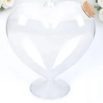 

Creative Transparent Display Bottle Wishing Bottle Origami Craft Decorative Glass Heart Jars Landscape Container