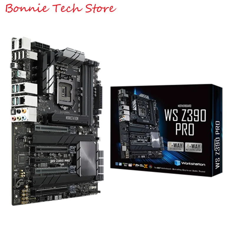 

Материнская плата WS Z390 PRO ,ATX LGA1151, процессоры i9/i7/i5/i3 9-го/8-го поколения