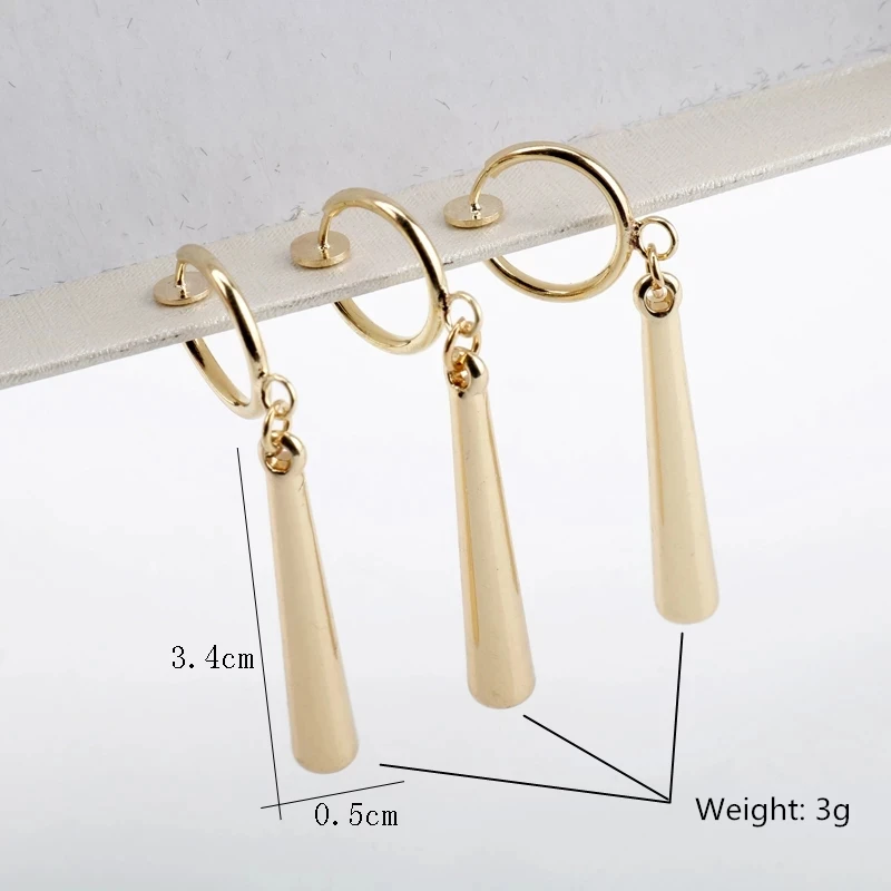 Anime Earrings Sauron Zoro Dripping Male Earrings Fake Clip Magnet Acier Inoxydable Inox Earring Clip On Drop No Piercing Gift image 6