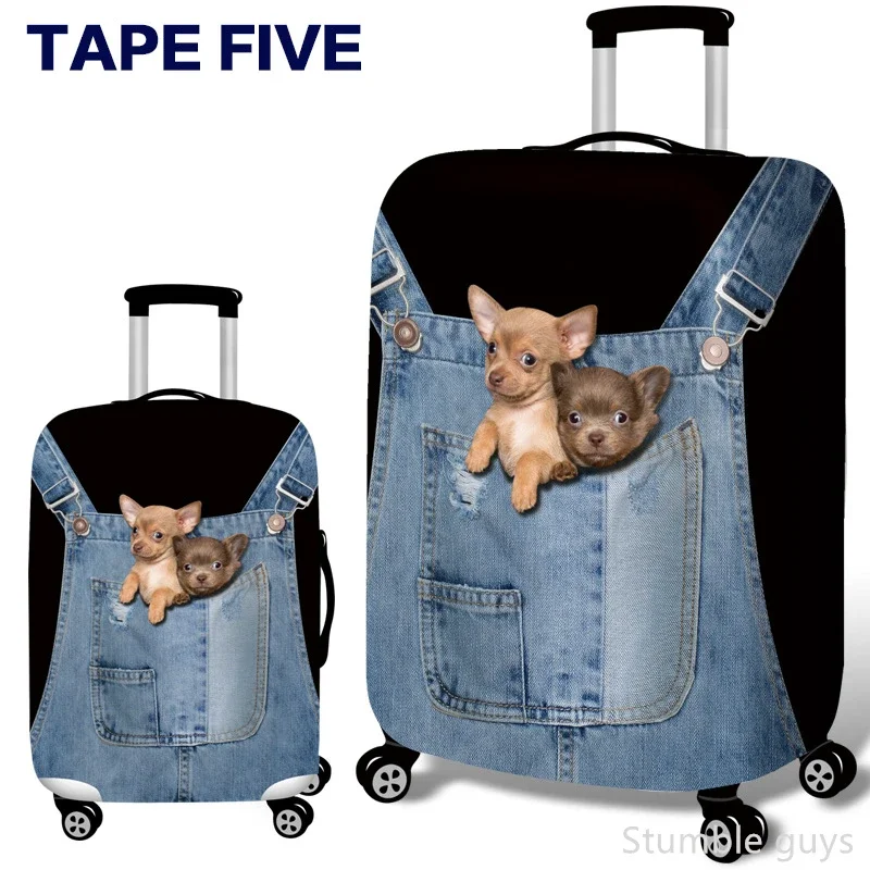 Elastic Luggage Sleeve Protector Washable Anti-Scratch Dustproof Suitcase Cover Durable Travel Accessory Air & Road Travel