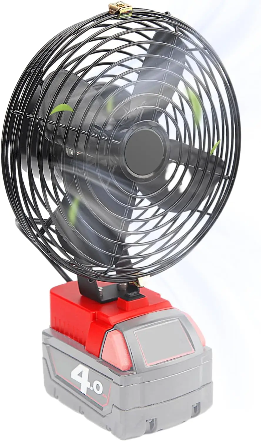 Portable Cordless Camping Fan Compatible with Milwaukee 18V Battery 18v Jobsite Fan Tool for Workshop Outdoor Indoor Travel Work