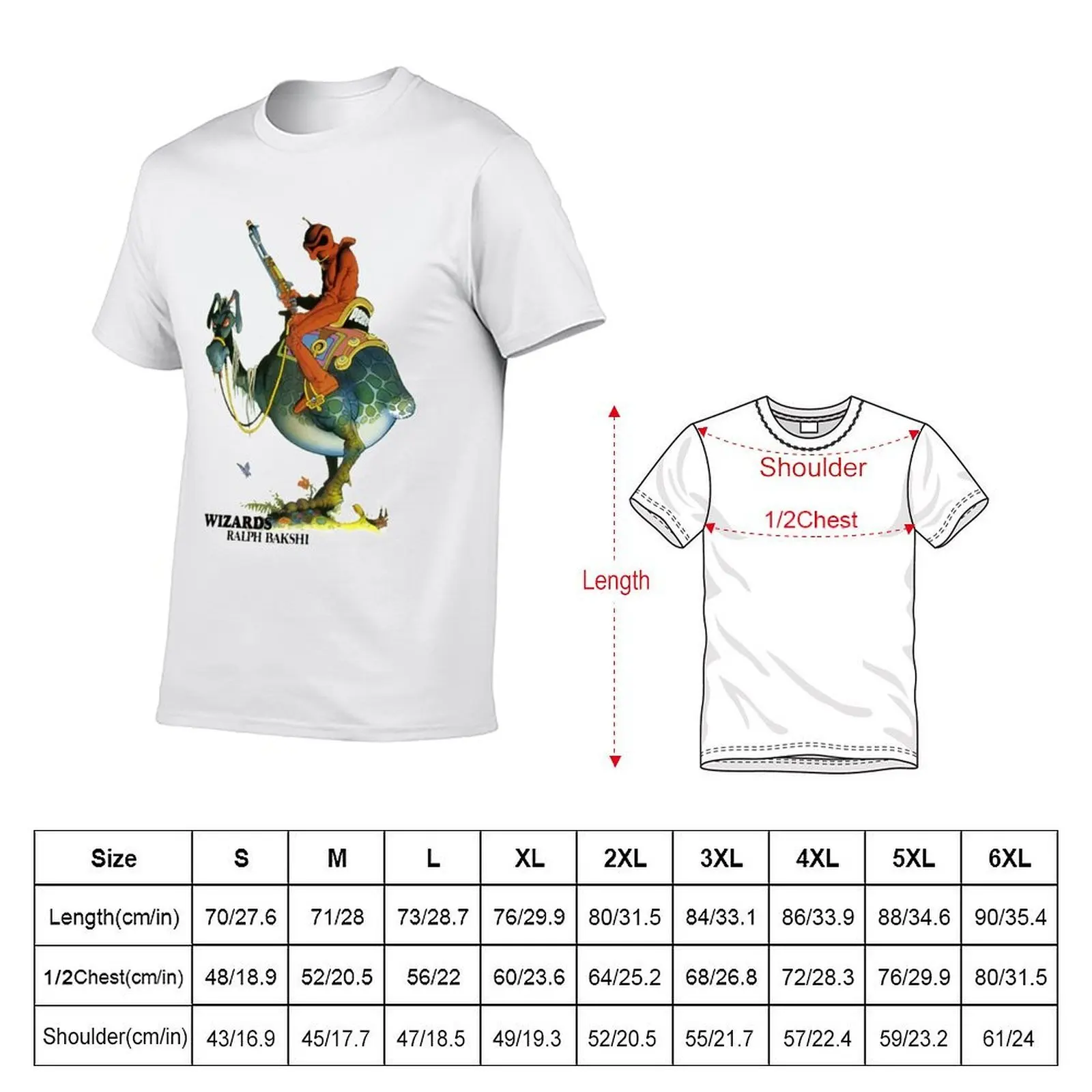 Ralph Bakshis Wizards T-Shirt oversized t shirt blanks mens designer t shirt