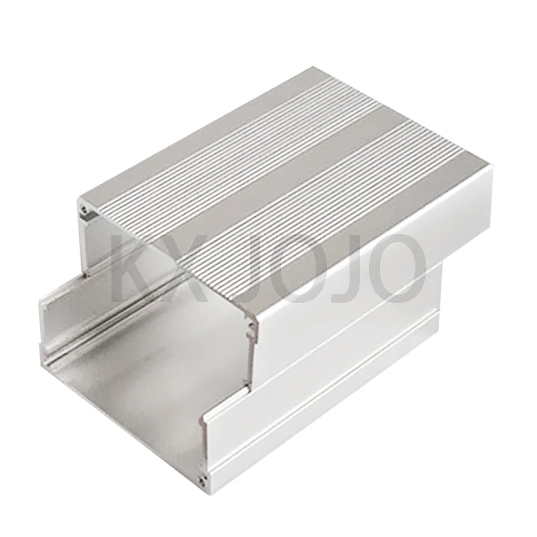 Aluminum Enclosure Box 76*57*100mm Split Case Electronic Project PCB Instrument Silver DIY Power Supply