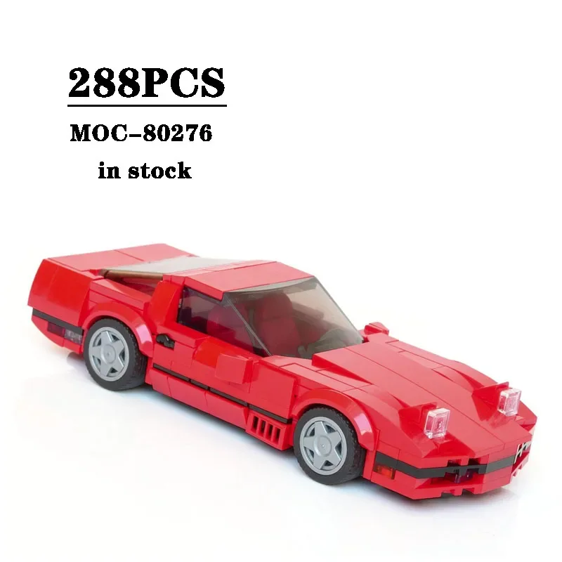 Building Block MOC-80276 Super Small Sports Car Assembly Model 288PCS Adult Child Puzzle Education Birthday Christmas Toy Gift