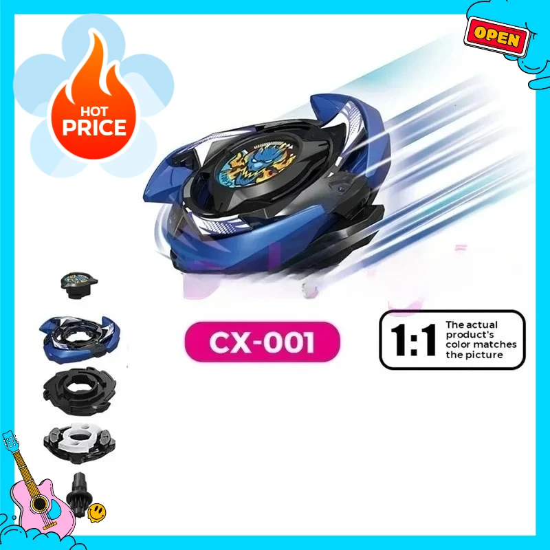 Ta/kara To/my Flame Solong4u CX Series Battling Spinning To/ps هدية للأطفال لعبة قمة معركة متينة للعب التفاعلي للأطفال #2