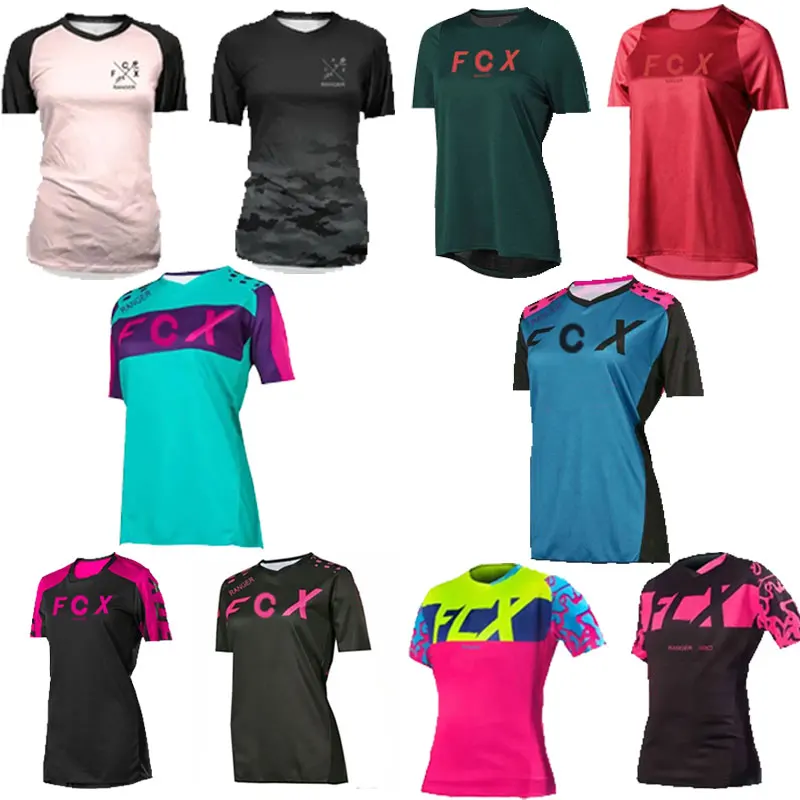 

2024 WOMEN Downhill Jerseys Fcx Mountain Bike MTB Shirts Offroad DH Motorcycle Jersey Motocross Sportwear Clothing Bike