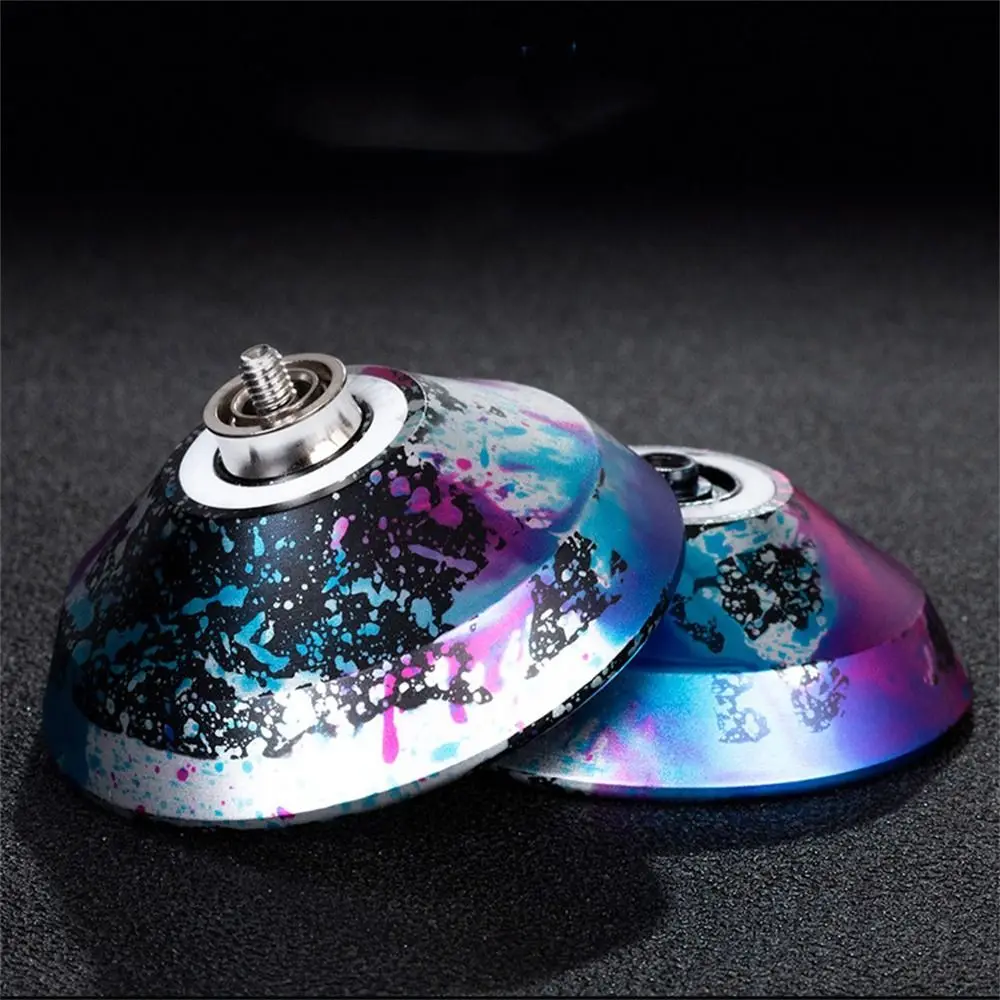 Fashion 10 Ball Bearing Metal Yoyo High Speed Unresponsive Yo Yo Toys Spinning String Alloy Aluminum Yoyo Ball Kids Gift