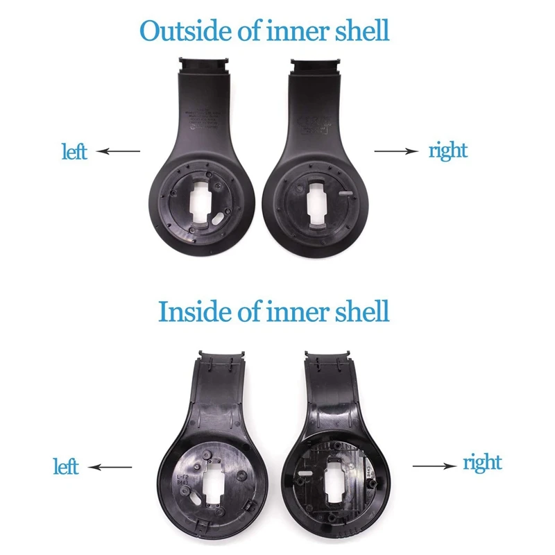 هيكل داخلي بديل لبيتس ستوديو ، قطع غيار إصلاح سماعات الرأس اللاسلكية ، سماعة أذن سوداء ، زوج واحد