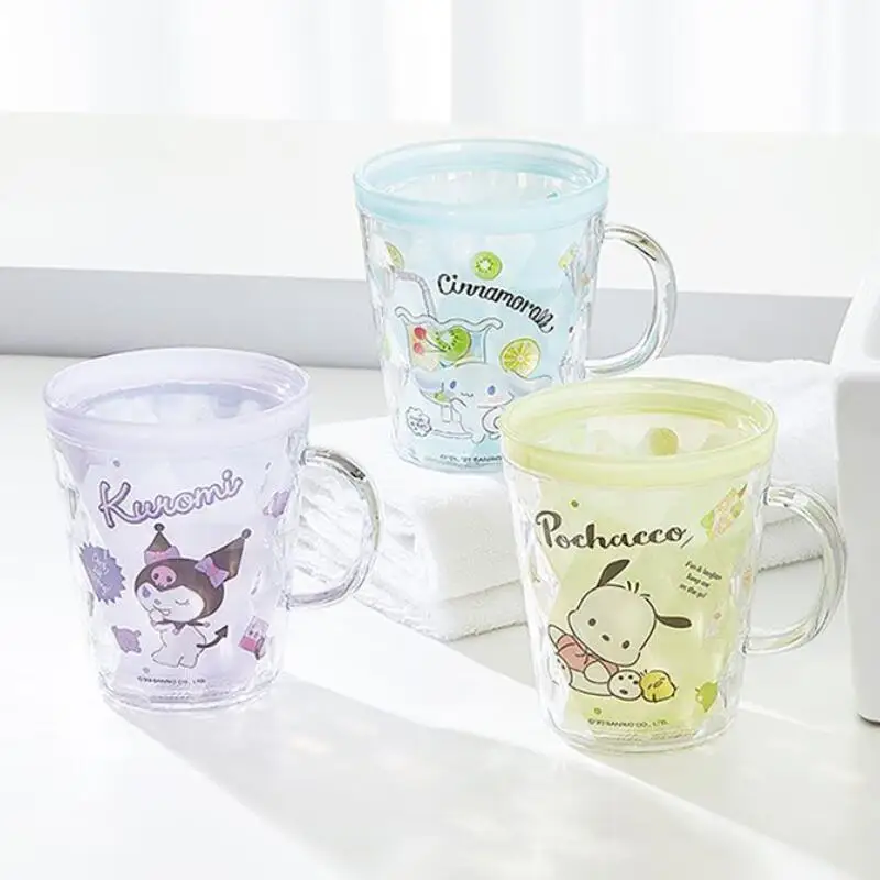 

Sanrio Hello Kitty чашка для зубной щетки Kawaii аниме мода мультфильм милый студенческий двухслойный стакан для полоскания рта товары для дома новый стиль