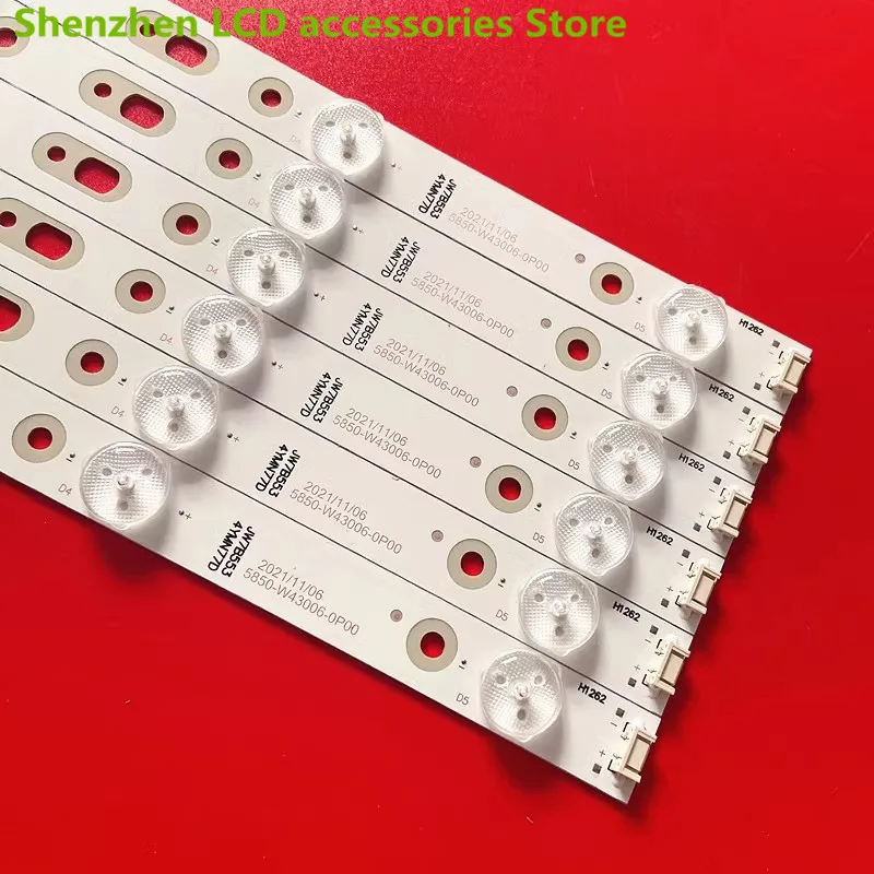 Per Skyworth 43 g6a Light Bar CRH-A43G6A30300310781REV1.0I muslimah 40.5CM 100% nuova striscia di retroilluminazione a LED