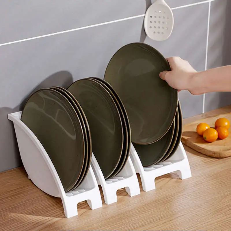 Égouttoir à vaisselle de cuisine, étagère de rangement, vaisselle de bureau, plateau de tri d'assaisonnement, support de couvercle de Pot pour la maison, Restaurant