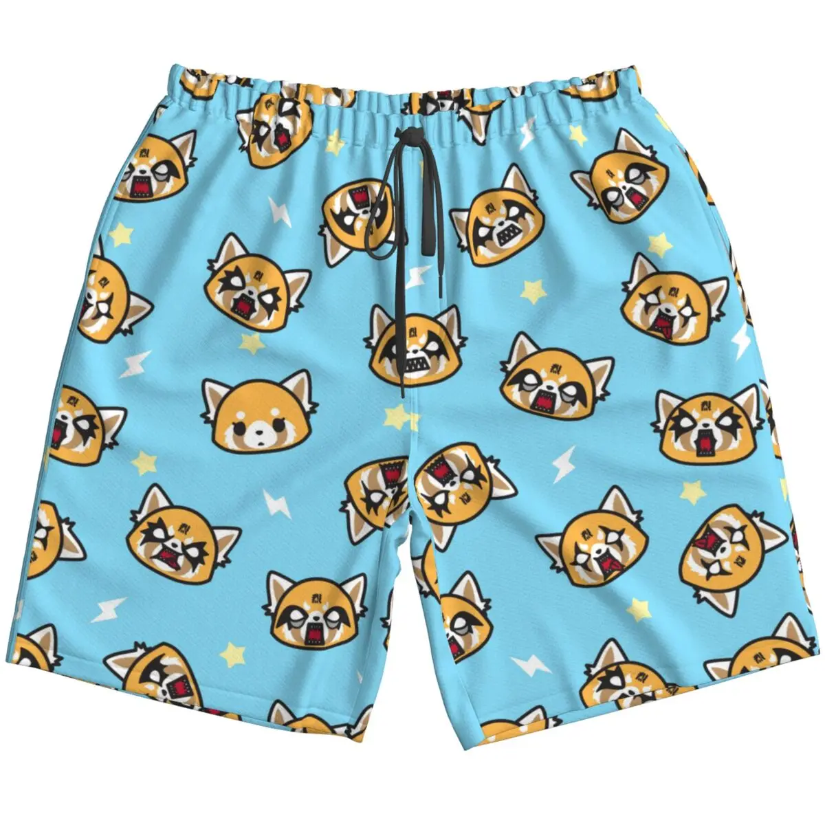 

Sanrio Aggretsuko мужские плавки быстросохнущий купальный костюм шорты-борды с сетчатой подкладкой пляжный купальник